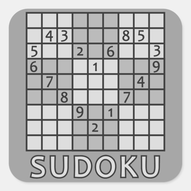 SUDOKU stickers (Front)