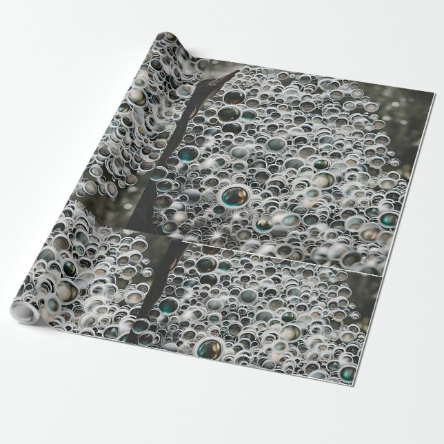 Suds/Bubbles Wrapping Paper (Unrolled)