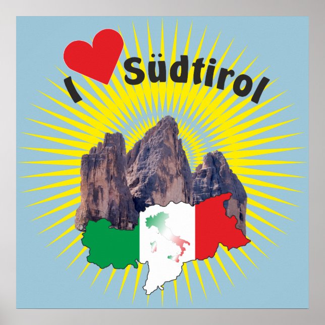 Südtirol – Alto Adige - Italien - Italia Poster (Front)