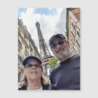 Sue Bob Eiffel Tower 90925 Magnetic Card