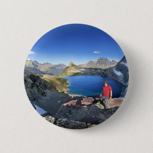 Sue Lake Overlook 2 - Glacier National Park Button