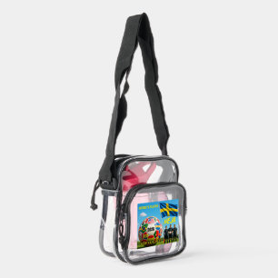 SUECIA SOCCER FUTBOLL 2026 UNITED STATE USA CLEAR CROSSBODY BAG