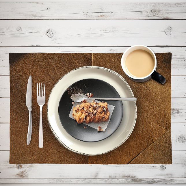 Suede Mix Faux Leather Cloth Placemat (Creator Uploaded)