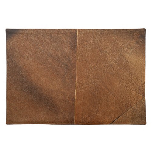 Suede Mix Faux Leather Cloth Placemat