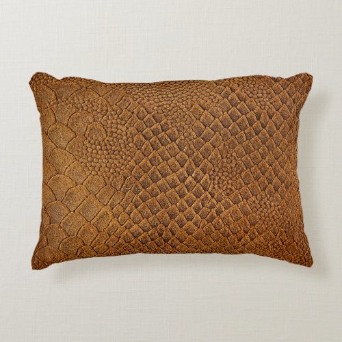 suede with beautiful patternpatternsnaketexture accent pillow
