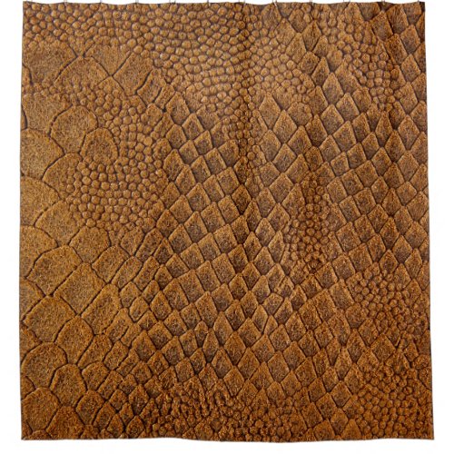 suede with beautiful patternpatternsnaketexture shower curtain