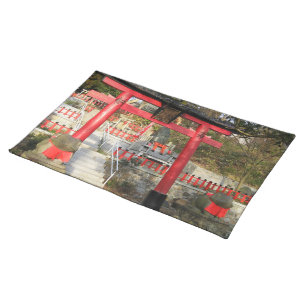 Suehiro Ogami Shrine (Fortune Frog Shrine) Cloth Placemat