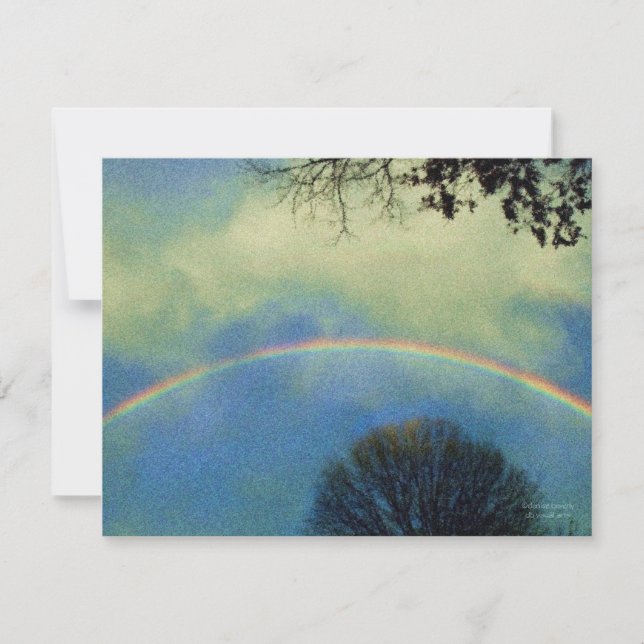 suerat style rainbow invitation (Front)