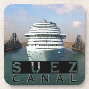 Suez Canal Drink Coaster