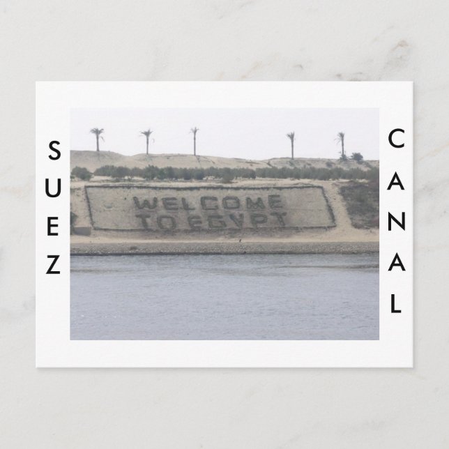 Suez Canal Postcard (Front)