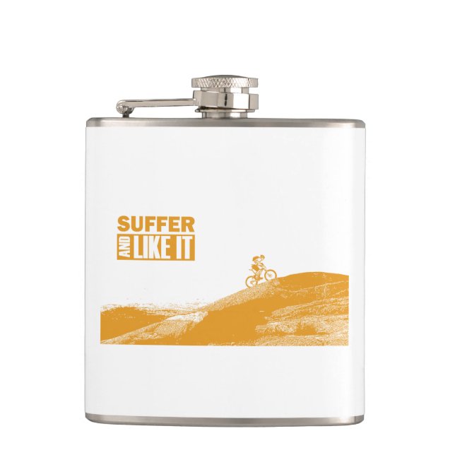 Suffer And Like It Flask (Front)