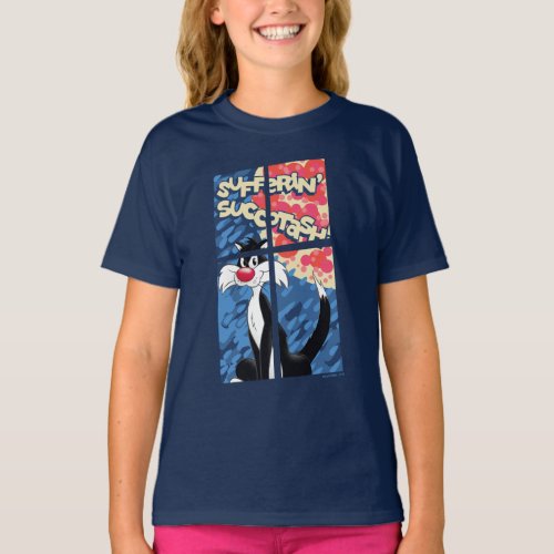 Sufferin Succotash SYLVESTER Behind Window T_Shirt