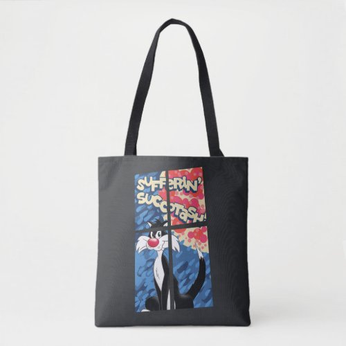 Sufferin Succotash SYLVESTER Behind Window Tote Bag