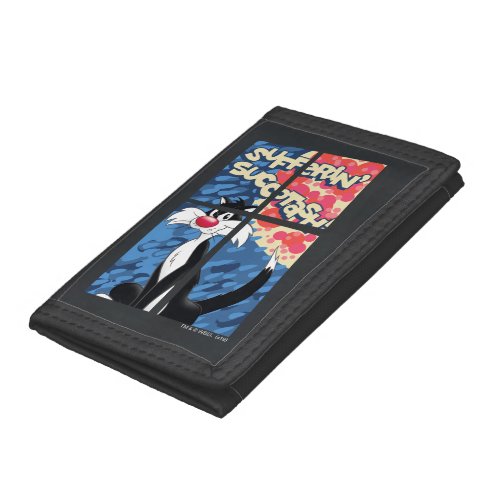 Sufferin Succotash SYLVESTER Behind Window Trifold Wallet