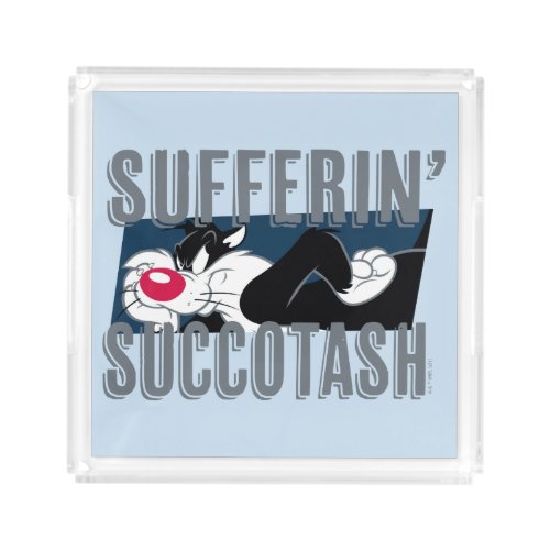 Sufferin Succotash SYLVESTER Cut_Out Acrylic Tray