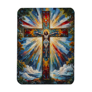 Suffering and Glory Easter Magnet