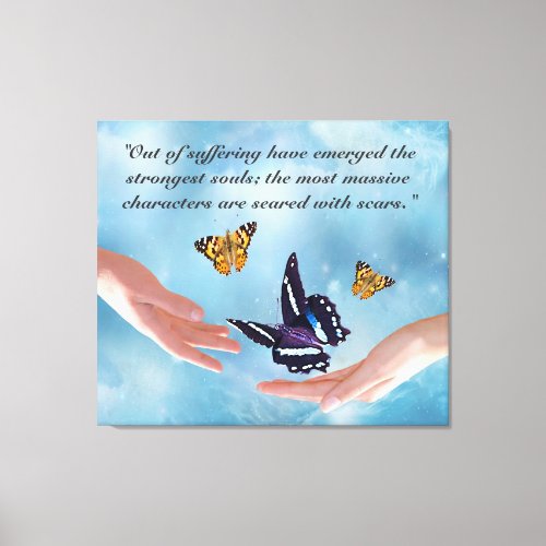 Suffering by Kahlil Gibran Canvas Print