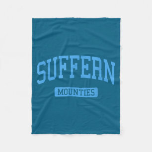 Suffern high school hs suffern ny varsity sports fleece blanket