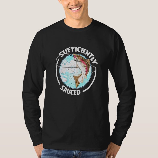 Sufficiently Sauced - Fish Food Meal T-Shirt (Front)