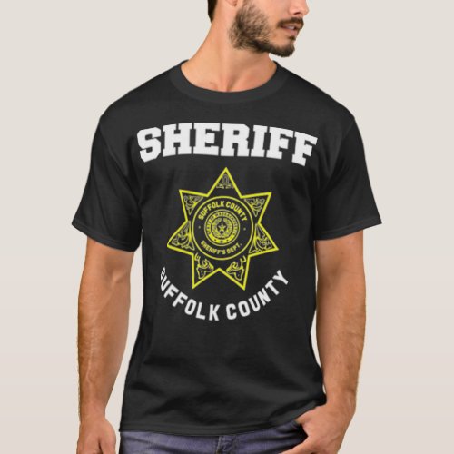 Suffolk County Massachusetts Sheriff Deputies T_Shirt