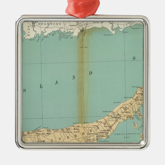 Suffolk County Metal Ornament (Front)