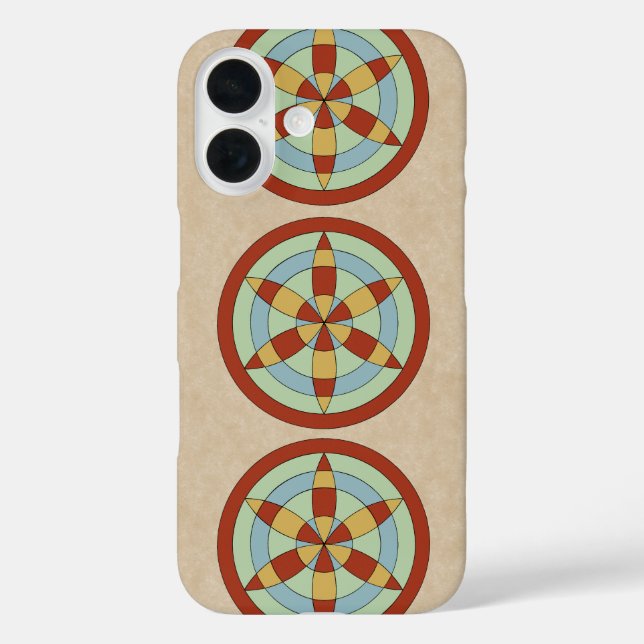 Suffolk Hexafoil (Daisy Wheel) Witch Mark Case-Mate iPhone Case (Back)