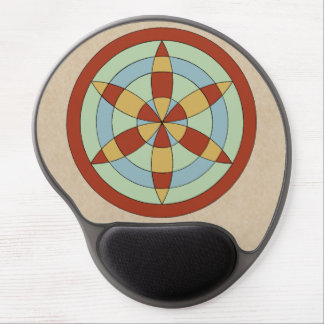 Suffolk Hexafoil (Daisy Wheel) Witch Mark Gel Mouse Pad