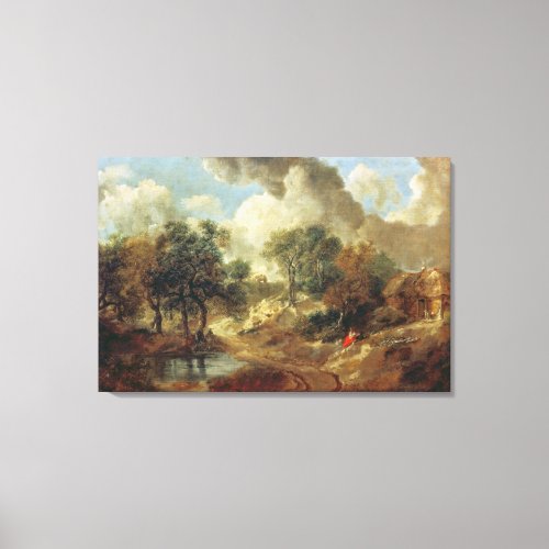 Suffolk Landscape 1748 Canvas Print