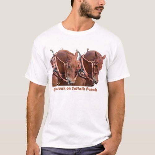 Suffolk Punch Draft Horse T_Shirt
