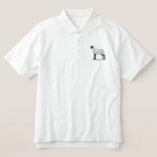 Suffolk Sheep Embroidered Polo Shirt
