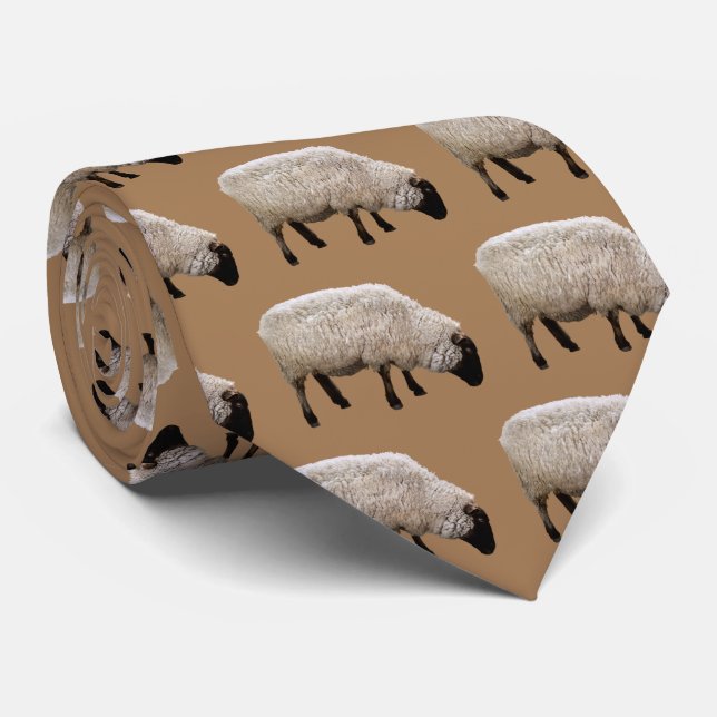 Suffolk Sheep Neck Tie (Rolled)