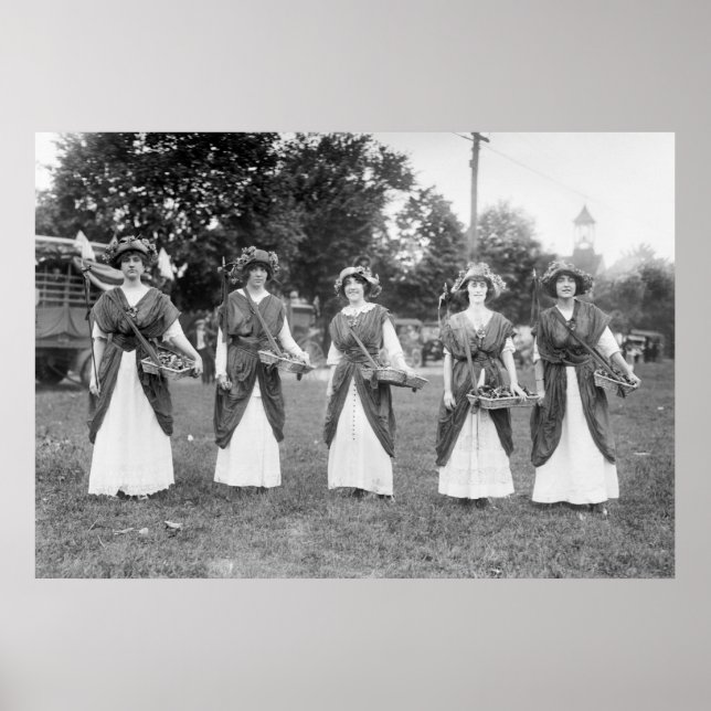 Suffrage Girls: 1913 Poster (Front)