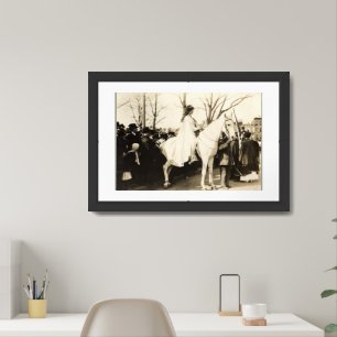 Suffrage Parade 1913 Framed Art