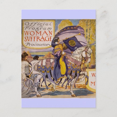 Suffrage Procession 1913 Postcard