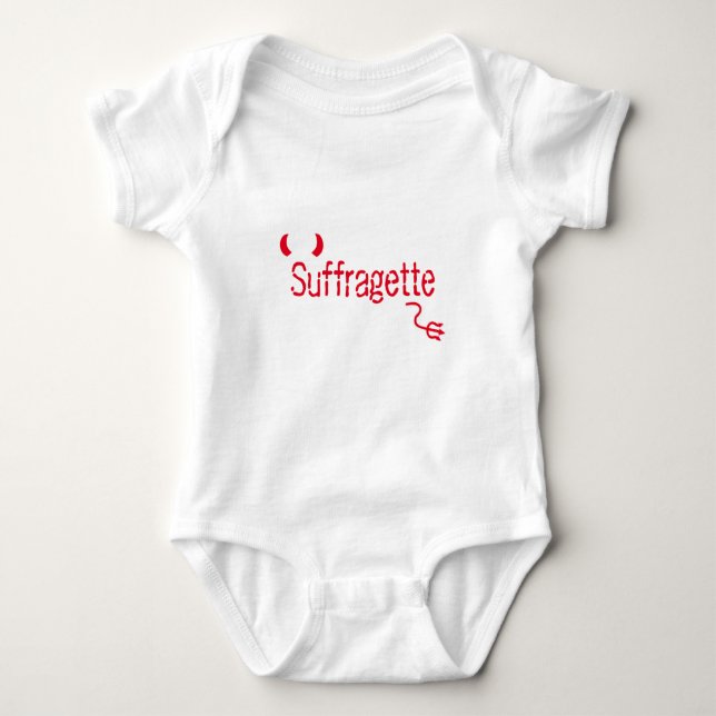 Suffragette Baby Bodysuit (Front)