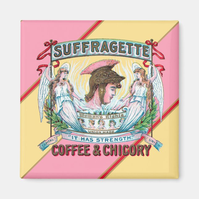 Suffragette Coffee & Chicory Magnet (Front)