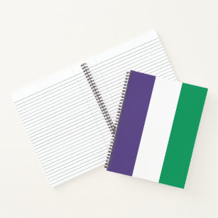 Suffragette Flag Notebook