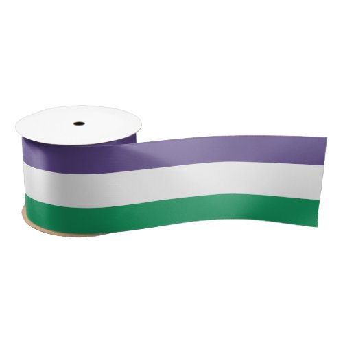 Suffragette Flag Satin Ribbon