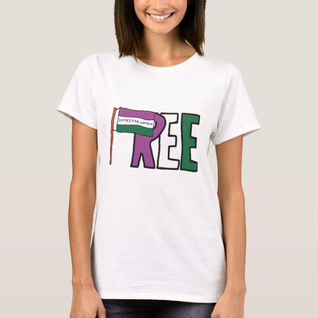 Suffragette Flag T-Shirt (Front)