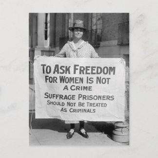 Suffragette for Alice Paul, 1917 Postcard