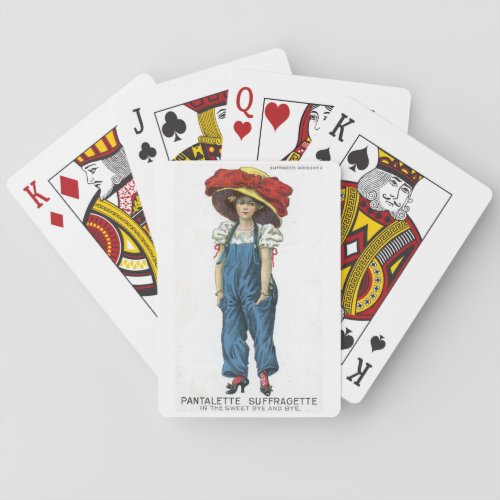 Suffragette Votes for Women Playing Cards Historic