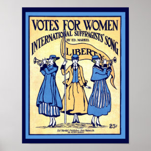 Votes For Women Posters Prints Zazzle