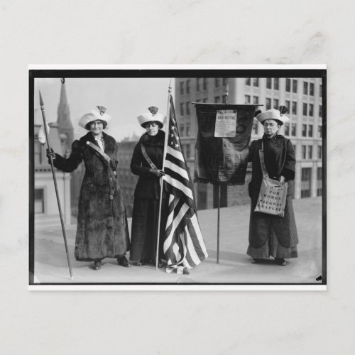 Suffragettes Votes for Women Pilgrim Leaflets Postcard