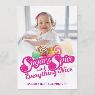 Sugar and Spice Invitation
