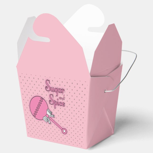 Sugar and Spice Party Favor Boxes (Opened)
