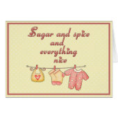 Sugar and Spice Yellow and Pink Baby Shower (Front Horizontal)