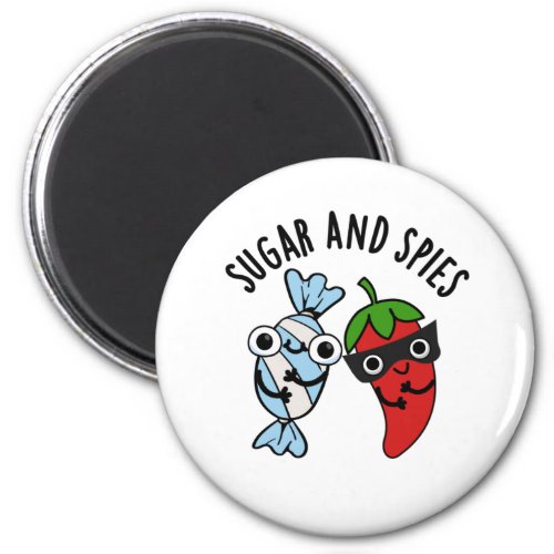 Sugar And Spies Funny Food Spice Puns Magnet