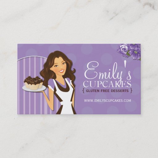 Customizable Sugar Artist Business Cards