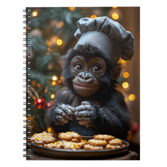 Sugar bakers Gorilla Notebook (Front)