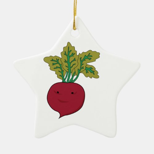 Sugar Beet Ceramic Ornament